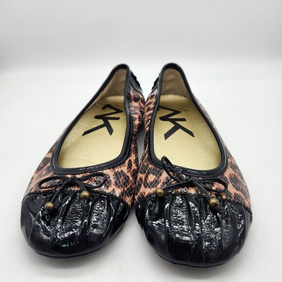AK Anne Klein Womens 7.5M Ballet Flats Cheetah Print Driving Shoes MAINTHEICEM - Picture 4 of 12